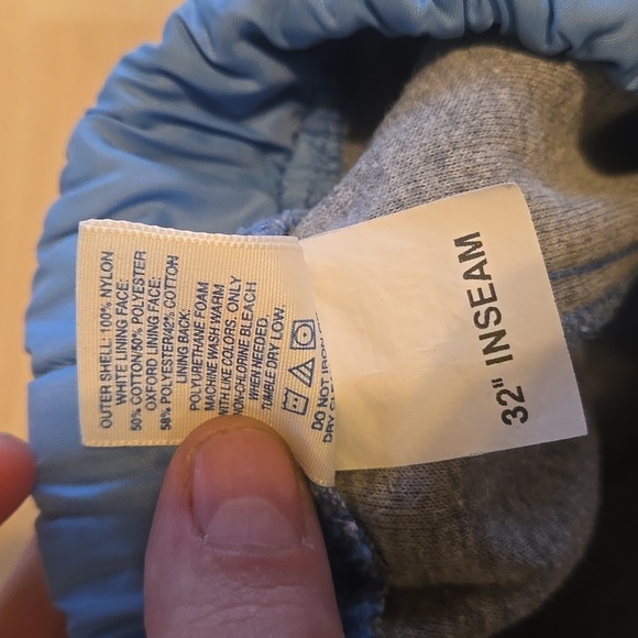 Vintage Russell Athletic Windbreaker Pants Made In Usa Caralina Blue Large - Picture 9 of 15